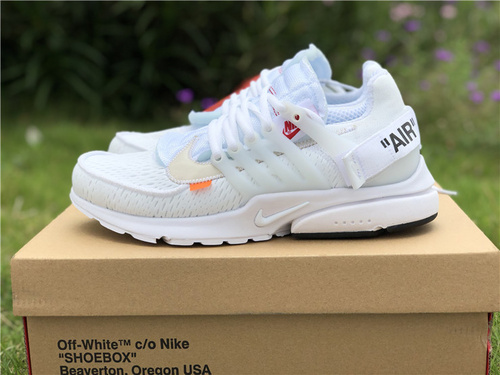 OFF-WHITE X Nike Air Presto 2.0 pure white color scheme_ the item number_ AA3830-100_ the original level. 36 --- 46-7d2af830